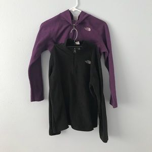 North face fleece jacket bundle